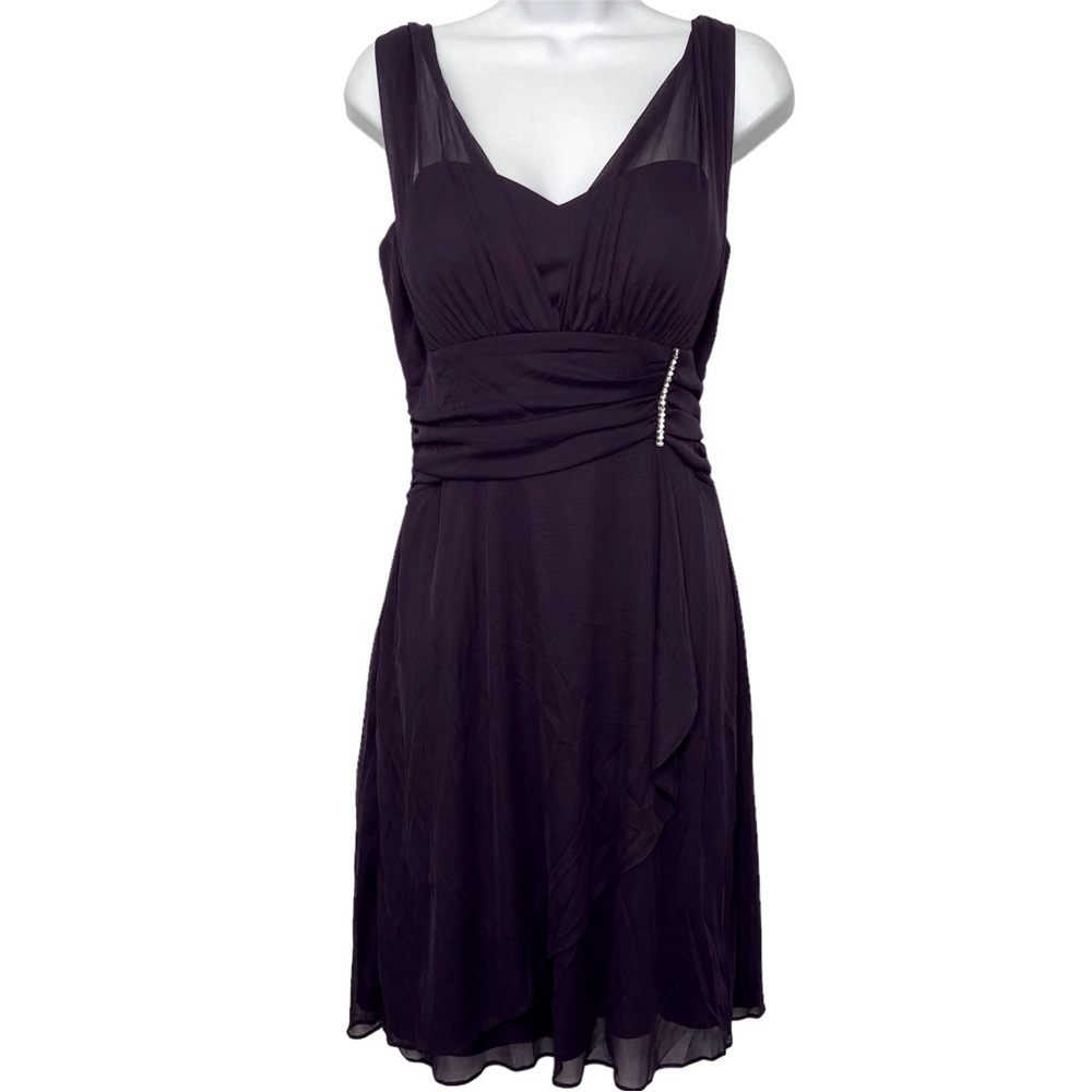 Betsy & Adam Purple Dress NWT
